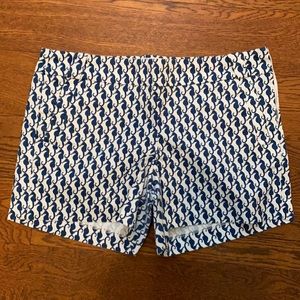 Seahorse Print Shorts